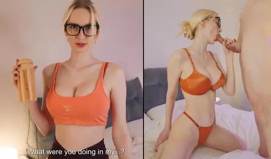 Amdan sırasında büyük memeli kadın iç çamaşırı külot Rus sarışın – Porno izle